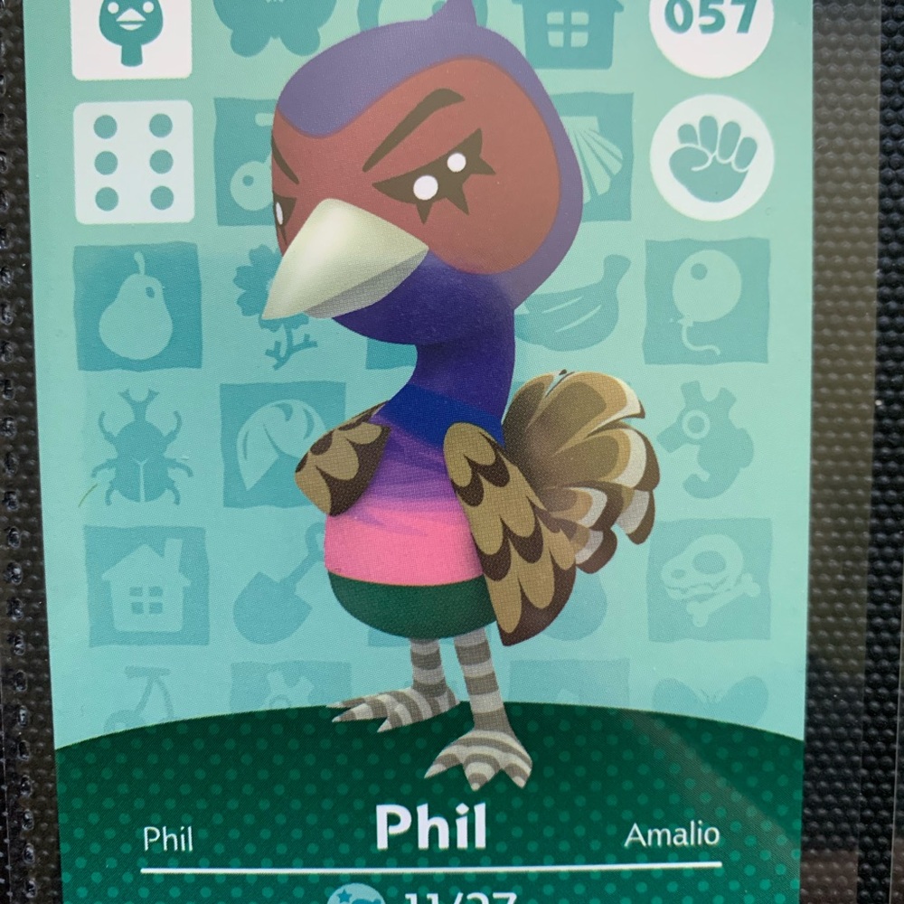 Phil 057 - Nintendo Animal Crossing amiibo card
